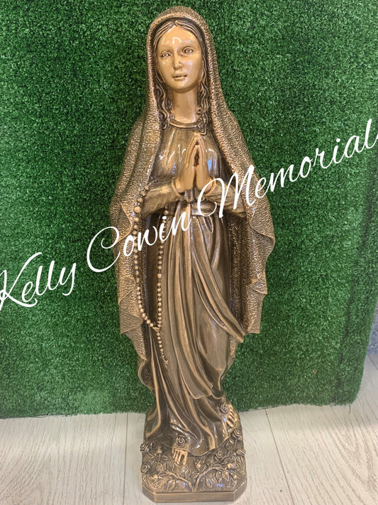 S015 - "Our Lady" Bronze Religious Statue
