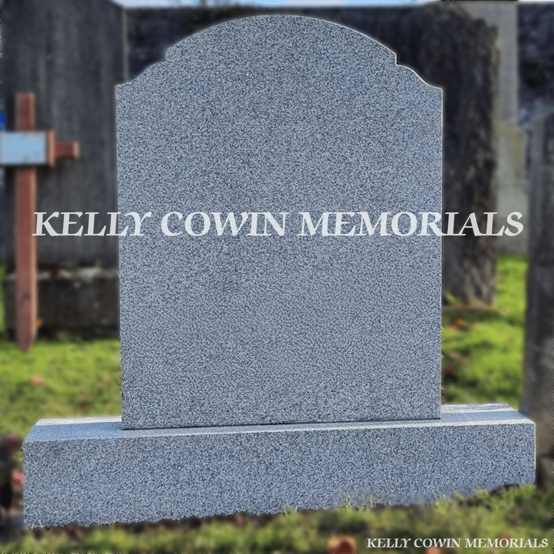 Grey Granite Top 9 Headstone | Glasnevin Cemetery - Kelly Cowin Memorials
