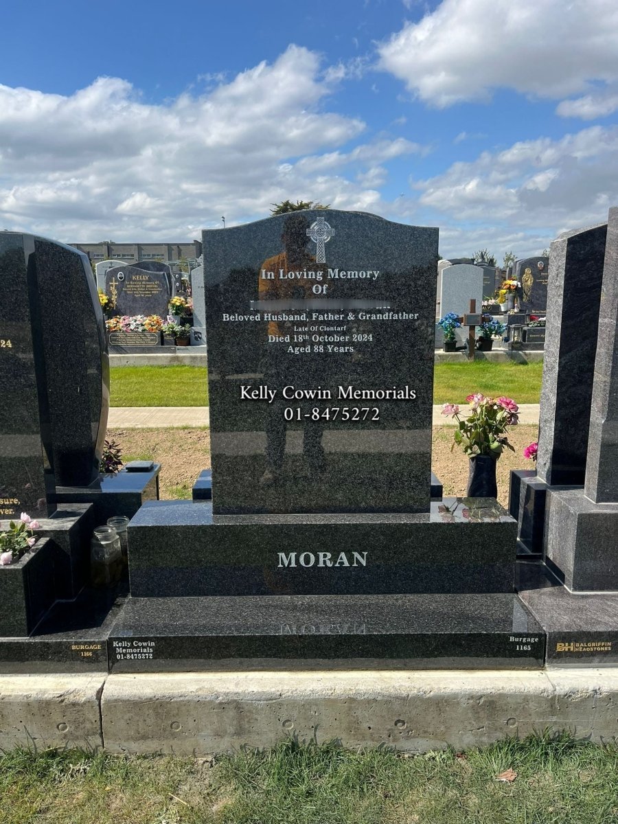 Rustenburg Granite Og Headstone | Balgriffin Cemetery - Kelly Cowin Memorials