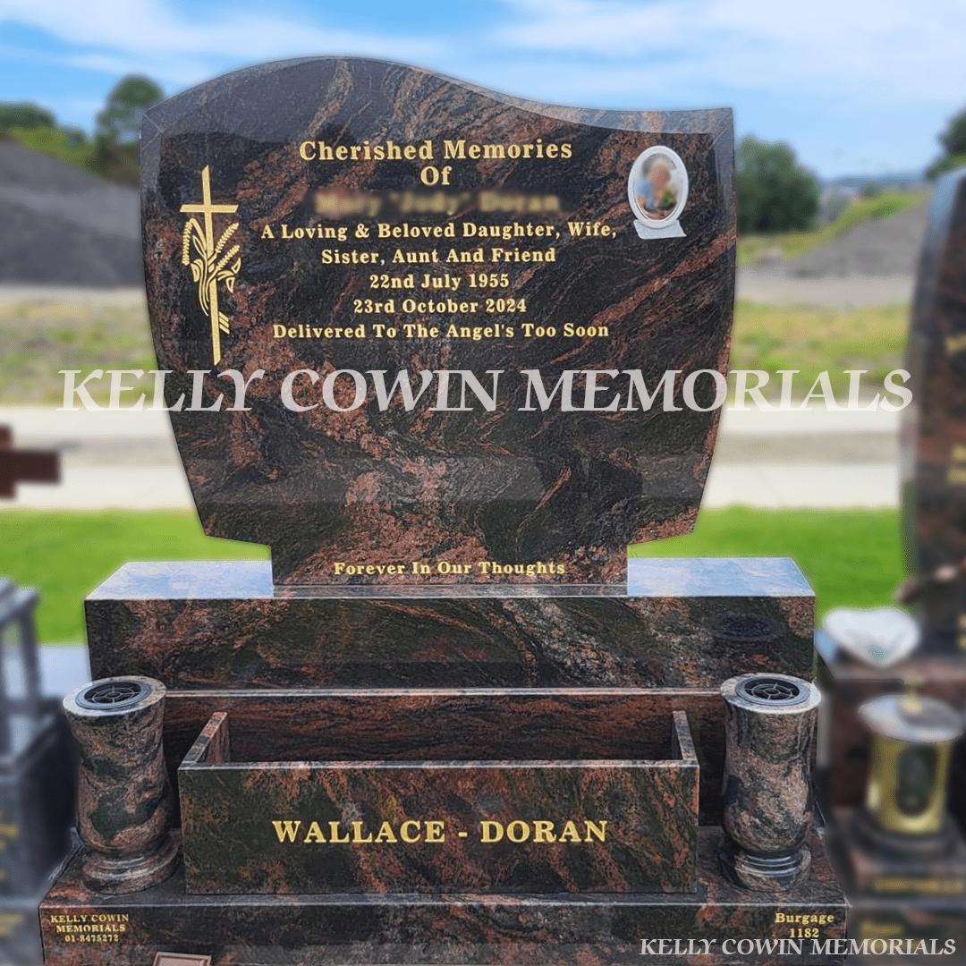 Pandora Granite C1 Headstone | Balgriffin Cemetery - Kelly Cowin Memorials