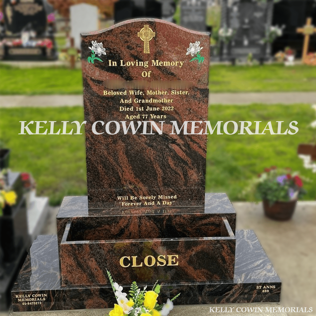 Pandora Granite Og Headstone | Balgriffin Cemetery - Kelly Cowin Memorials