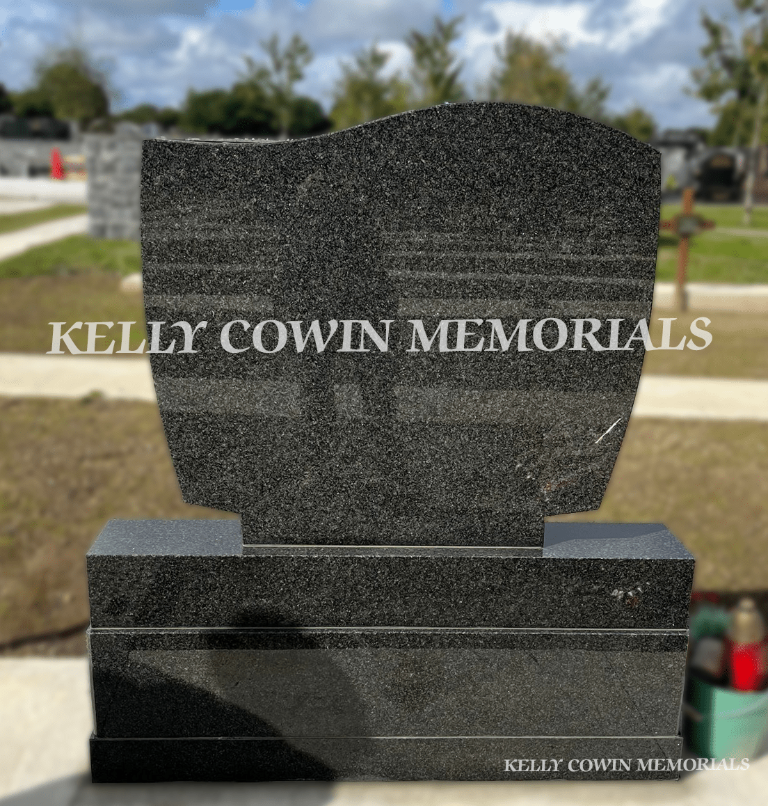 Rustenburg Granite C1 Headstone | Balgriffin Cemetery - Kelly Cowin Memorials