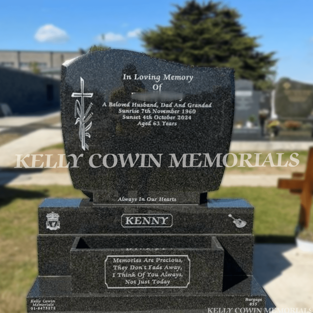 Rustenburg Granite C1 Headstone | Balgriffin Cemetery - Kelly Cowin Memorials