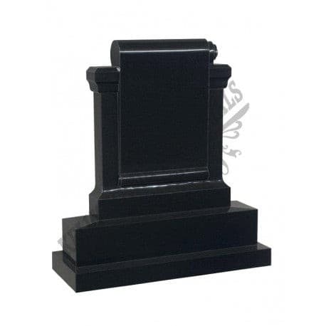 043 Scroll Headstone on Two Bases - Dublin Headstones - Glasnevin - Balgriffin - Fingal - Dardistown -  Kelly Cowin Memorials