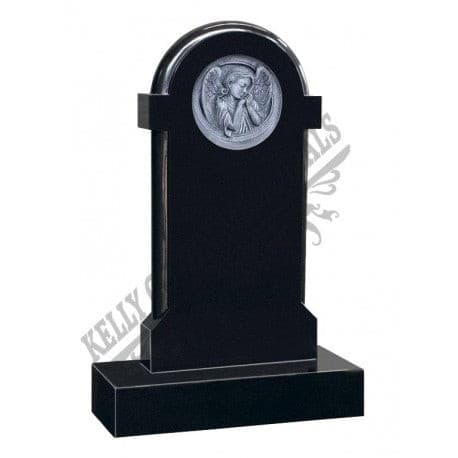 angle plaque Headstone and Base 
