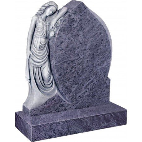 Mary Headstone & Base - H013 - Kelly Cowin Memorials