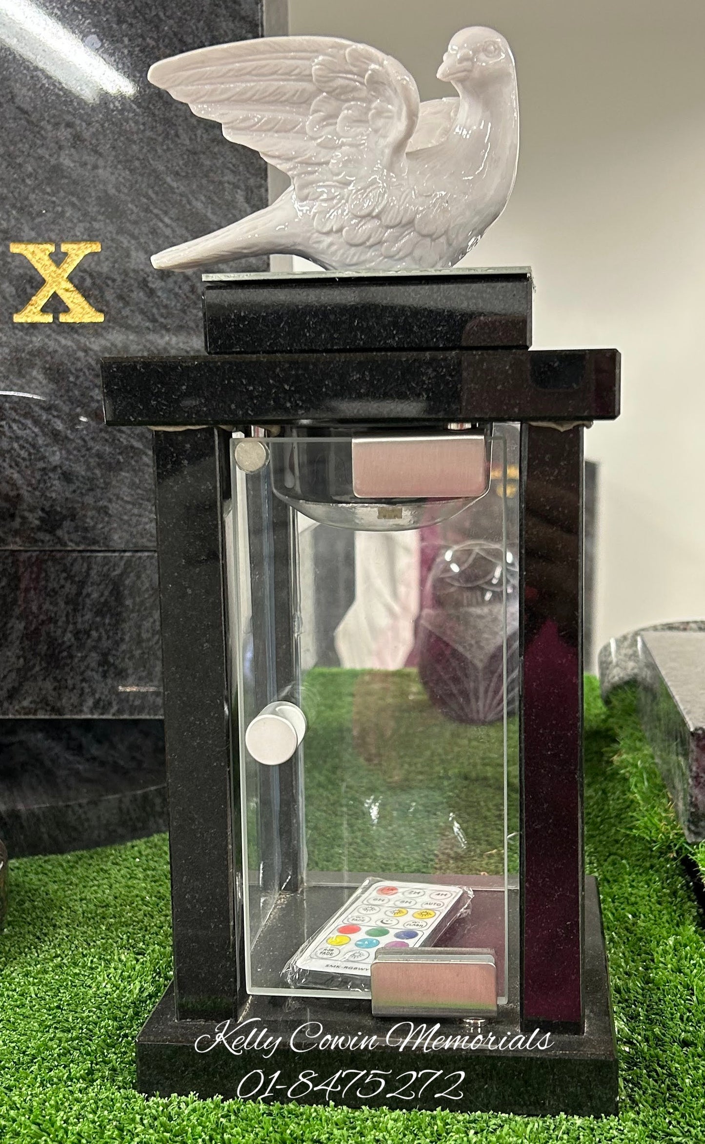 L047 - Solar Lantern With Dove