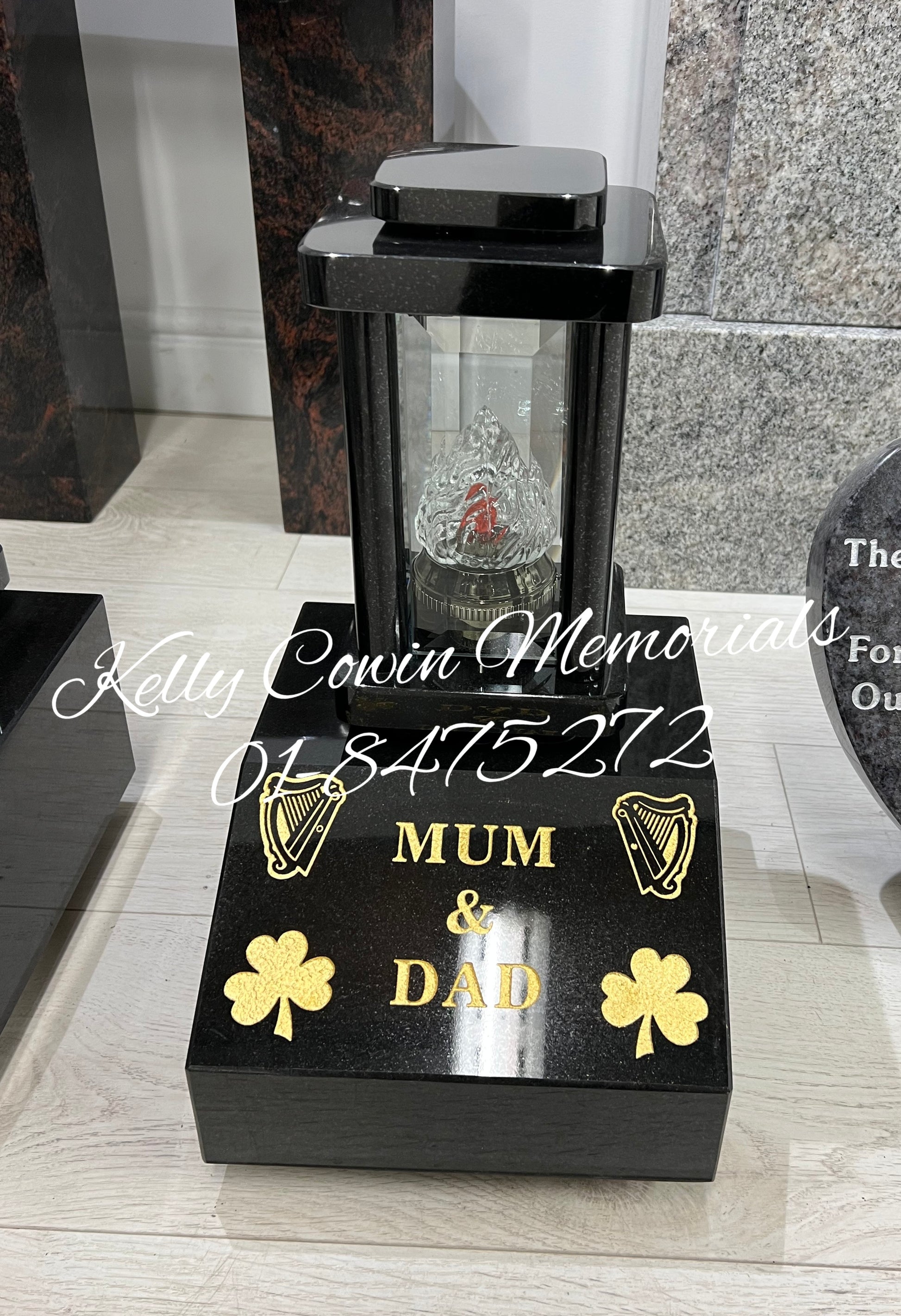 Lantern & Base 007 - Dublin Headstones - Glasnevin - Balgriffin - Fingal - Dardistown -  Kelly Cowin Memorials