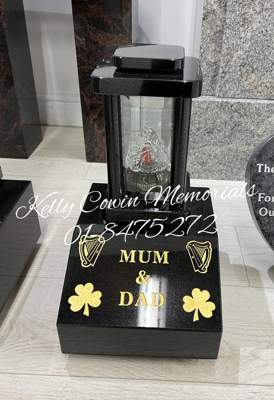 Lantern & Base 007 - Dublin Headstones - Glasnevin - Balgriffin - Fingal - Dardistown -  Kelly Cowin Memorials