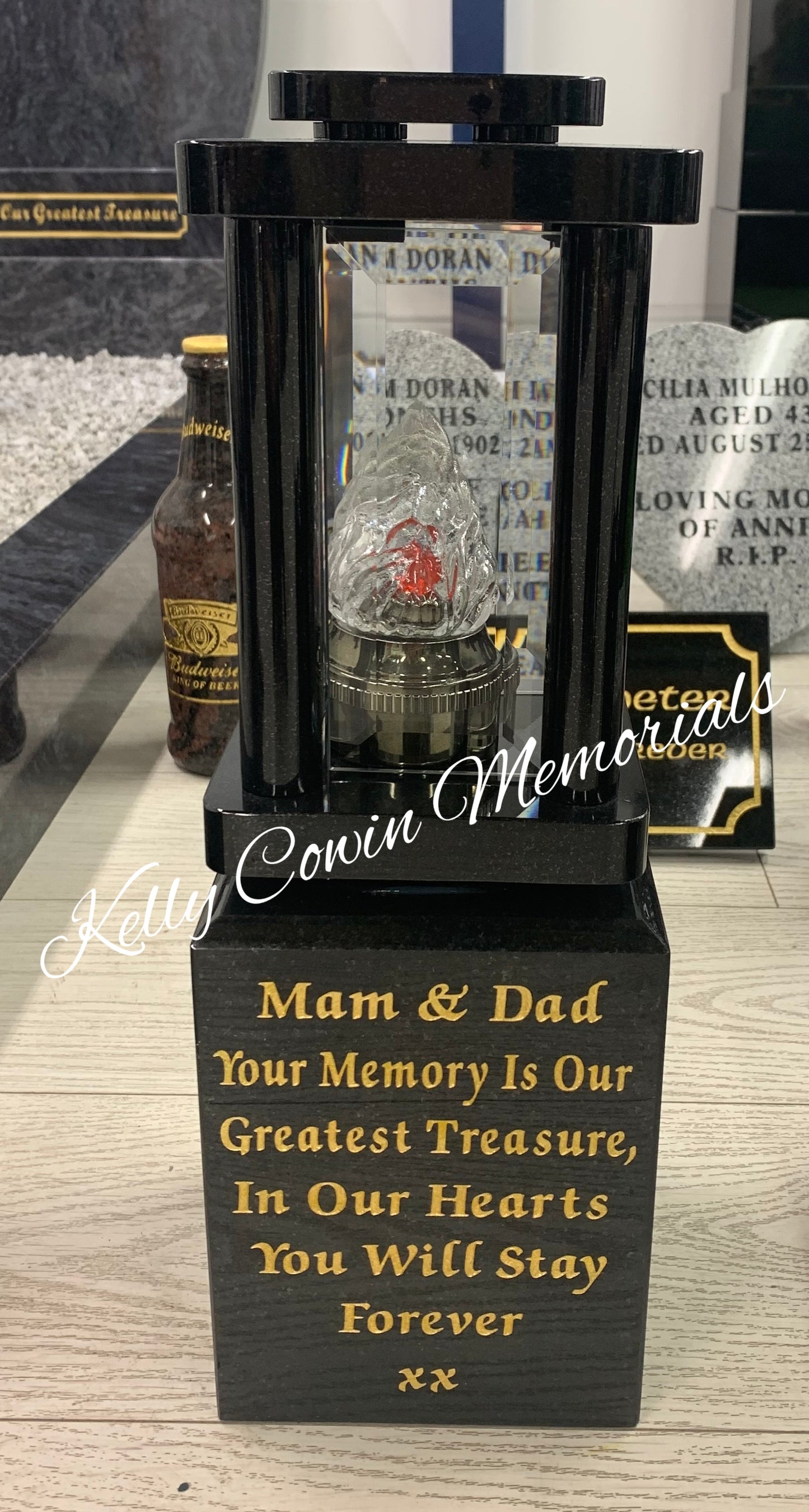 Lantern & Base 002 - Dublin Headstones - Glasnevin - Balgriffin - Fingal - Dardistown -  Kelly Cowin Memorials