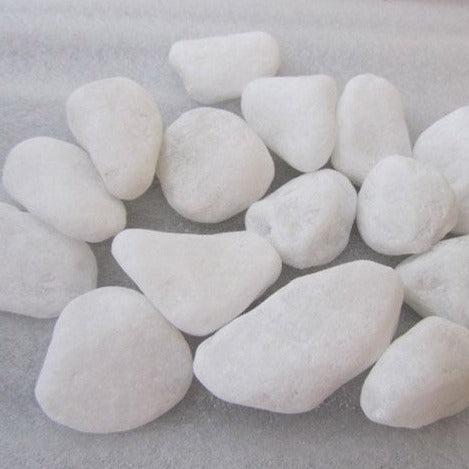 Moldovan White Pebbles - Dublin Headstones - Glasnevin - Balgriffin - Fingal - Dardistown -  Kelly Cowin Memorials