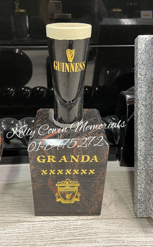 GO044 - Granite Block With Guinness Pint