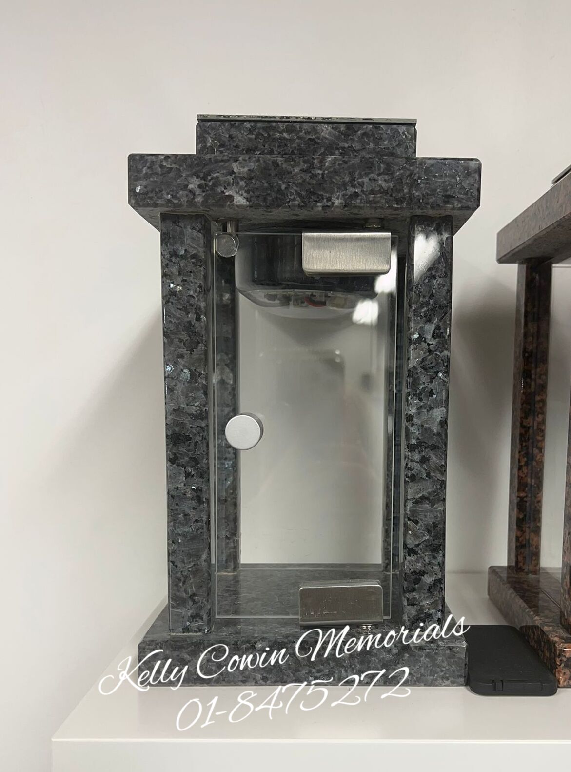 Solar Rectangular Lantern 001 - Dublin Headstones - Glasnevin - Balgriffin - Fingal - Dardistown - Kelly Cowin Memorials