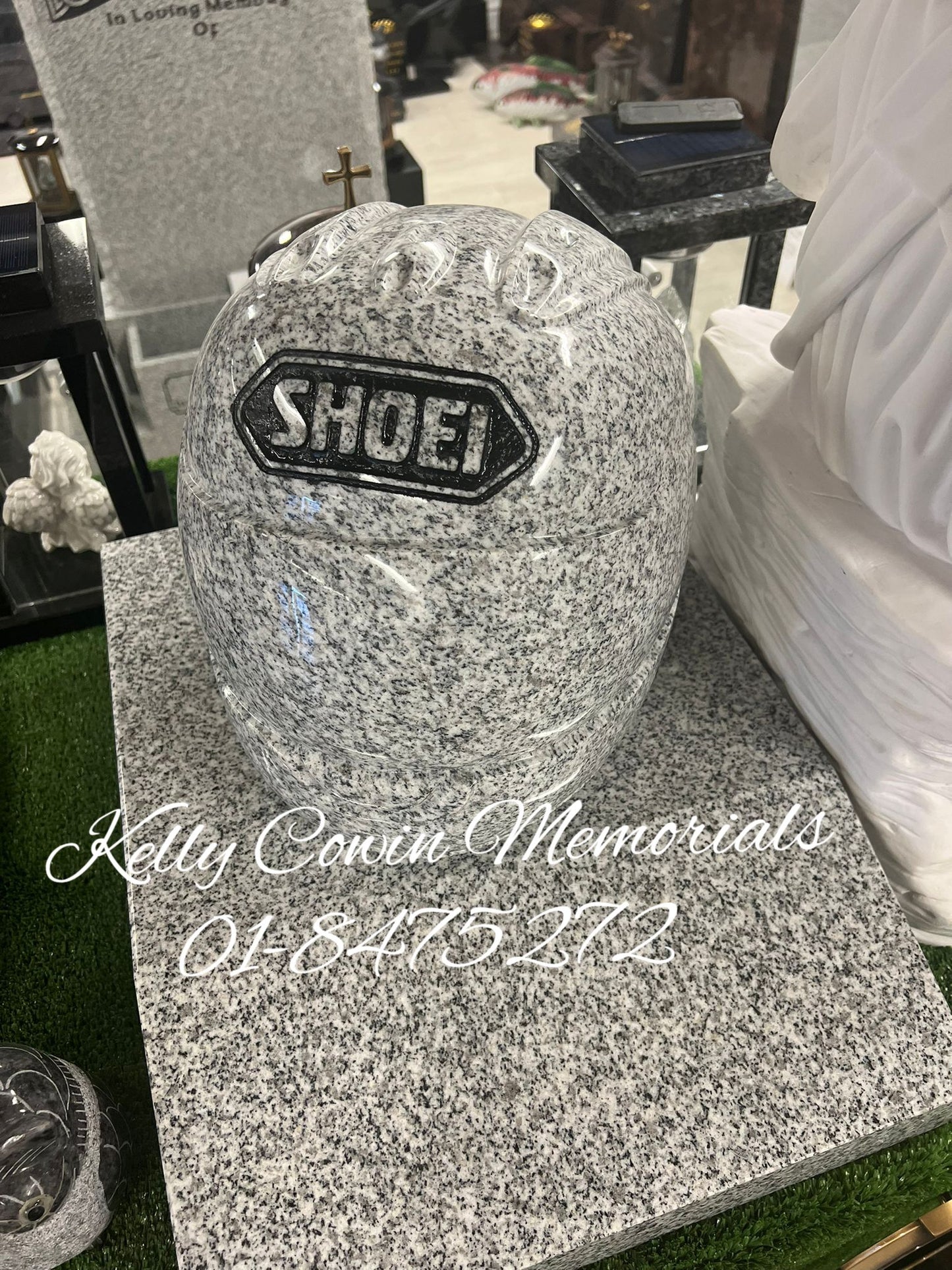 GO054 - Granite Helmet on Plinth