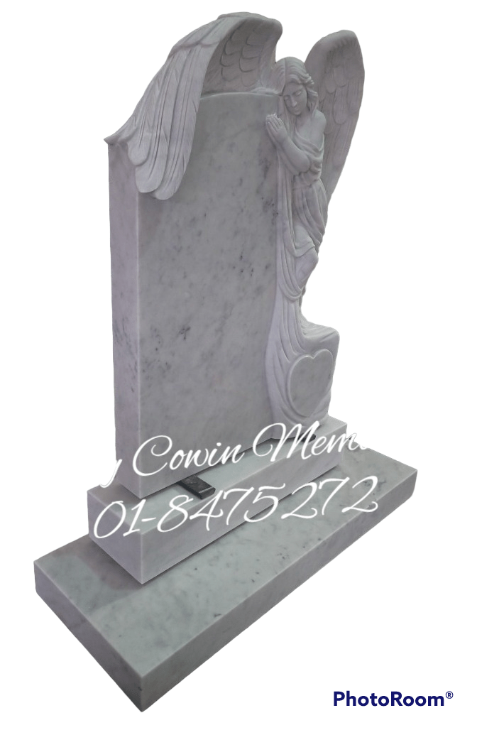 H075 - Angel Headstone - Kelly Cowin Memorials