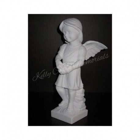 Pale Angel Statue 006 - Dublin Headstones - Glasnevin - Balgriffin - Fingal - Dardistown -  Kelly Cowin Memorials