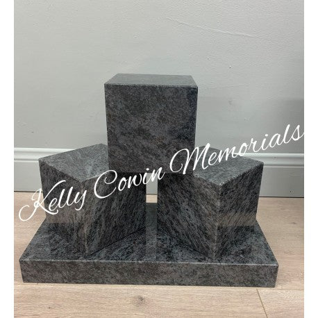 Granite Baby Blocks Grave Accessory 006 - Dublin Headstones - Glasnevin - Balgriffin - Fingal - Dardistown -  Kelly Cowin Memorials