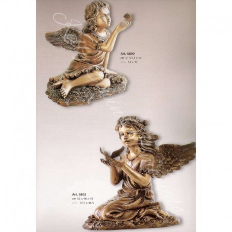 Bronze Angel Statue 002 - Dublin Headstones - Glasnevin - Balgriffin - Fingal - Dardistown - Kelly Cowin Memorials