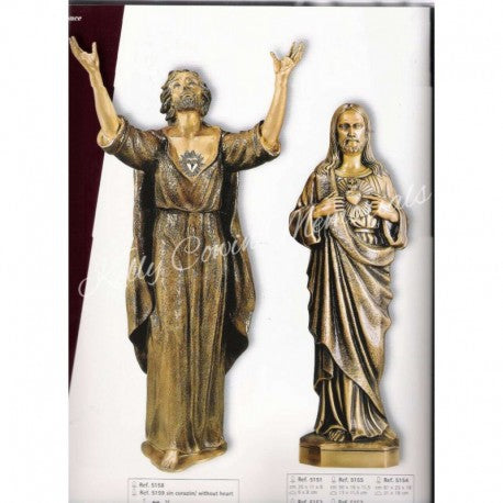 "Jesus" Bronze Religious Statue 011 - Dublin Headstones - Glasnevin - Balgriffin - Fingal - Dardistown -  Kelly Cowin Memorials