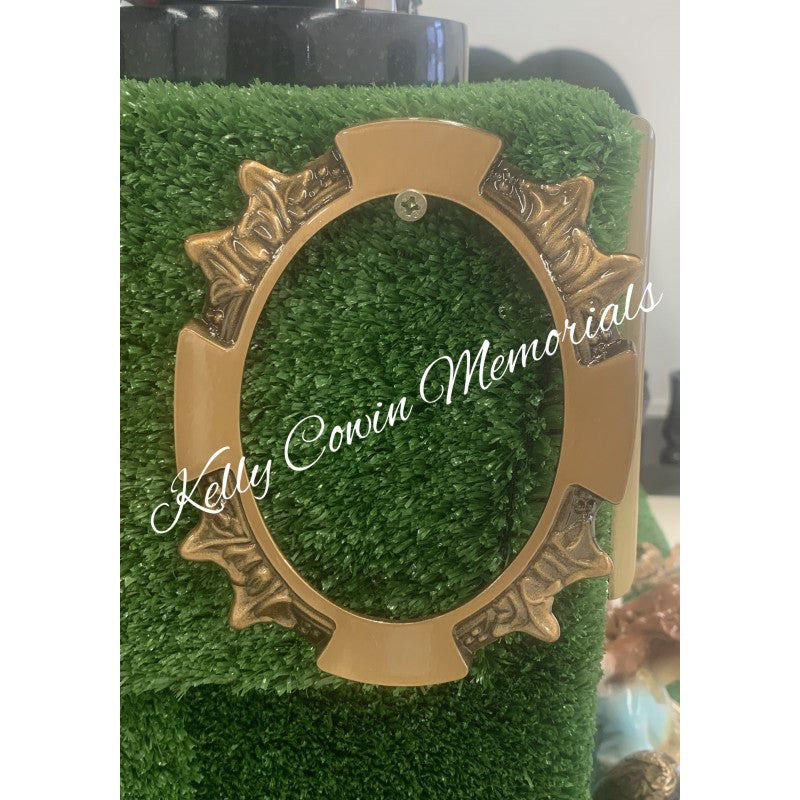 Bronze Photo Frame 004 - Dublin Headstones - Glasnevin - Balgriffin - Fingal - Dardistown - Kelly Cowin Memorials