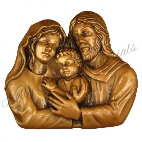 "Holy Family" Bronze Religious Statue 001 - Dublin Headstones - Glasnevin - Balgriffin - Fingal - Dardistown -  Kelly Cowin Memorials