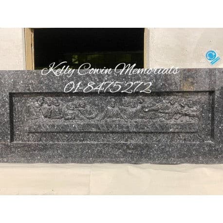 Carved Last Supper Plaque - Dublin Headstones - Glasnevin - Balgriffin - Fingal - Dardistown - Kelly Cowin Memorials