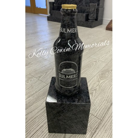 Bulmers Granite Beer Bottle Grave Accessory 005 - Dublin Headstones - Glasnevin - Balgriffin - Fingal - Dardistown - Kelly Cowin Memorials