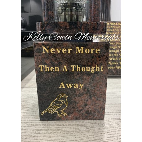 Lantern & Base 009 - Dublin Headstones - Glasnevin - Balgriffin - Fingal - Dardistown -  Kelly Cowin Memorials