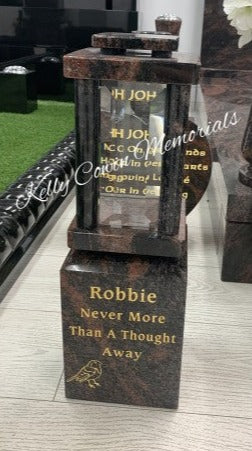 Lantern & Base 011 - Dublin Headstones - Glasnevin - Balgriffin - Fingal - Dardistown -  Kelly Cowin Memorials