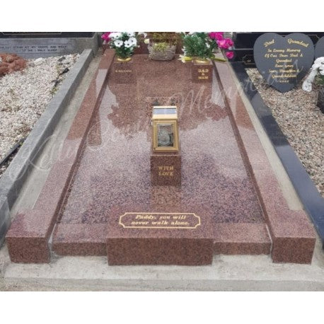 Granite Grave Kerbing & Slab - Dublin Headstones - Glasnevin - Balgriffin - Fingal - Dardistown -  Kelly Cowin Memorials
