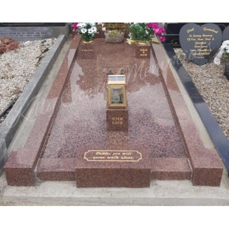 Granite Grave Kerbing & Slab - Kelly Cowin Memorials