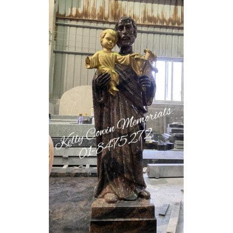 Granite Religious Statue 001 - Dublin Headstones - Glasnevin - Balgriffin - Fingal - Dardistown - Kelly Cowin Memorials