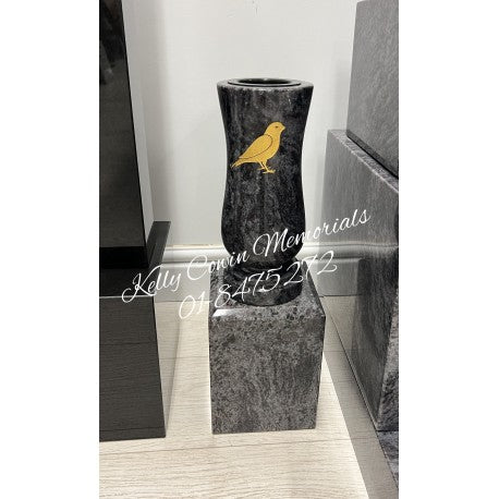 Granite Vase 016 - Dublin Headstones - Glasnevin - Balgriffin - Fingal - Dardistown -  Kelly Cowin Memorials