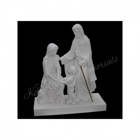 "Holy Family" Pale Religious Statue 005 - Dublin Headstones - Glasnevin - Balgriffin - Fingal - Dardistown - Kelly Cowin Memorials