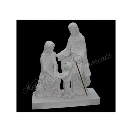 "Holy Family" Pale Religious Statue 005 - Dublin Headstones - Glasnevin - Balgriffin - Fingal - Dardistown -  Kelly Cowin Memorials