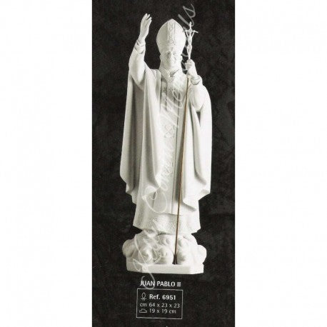 "Pope Paul" Pale Religious Statue 007 - Dublin Headstones - Glasnevin - Balgriffin - Fingal - Dardistown - Kelly Cowin Memorials