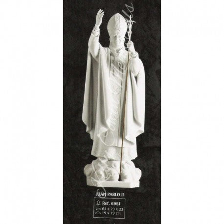 "Pope Paul" Pale Religious Statue 007 - Dublin Headstones - Glasnevin - Balgriffin - Fingal - Dardistown -  Kelly Cowin Memorials