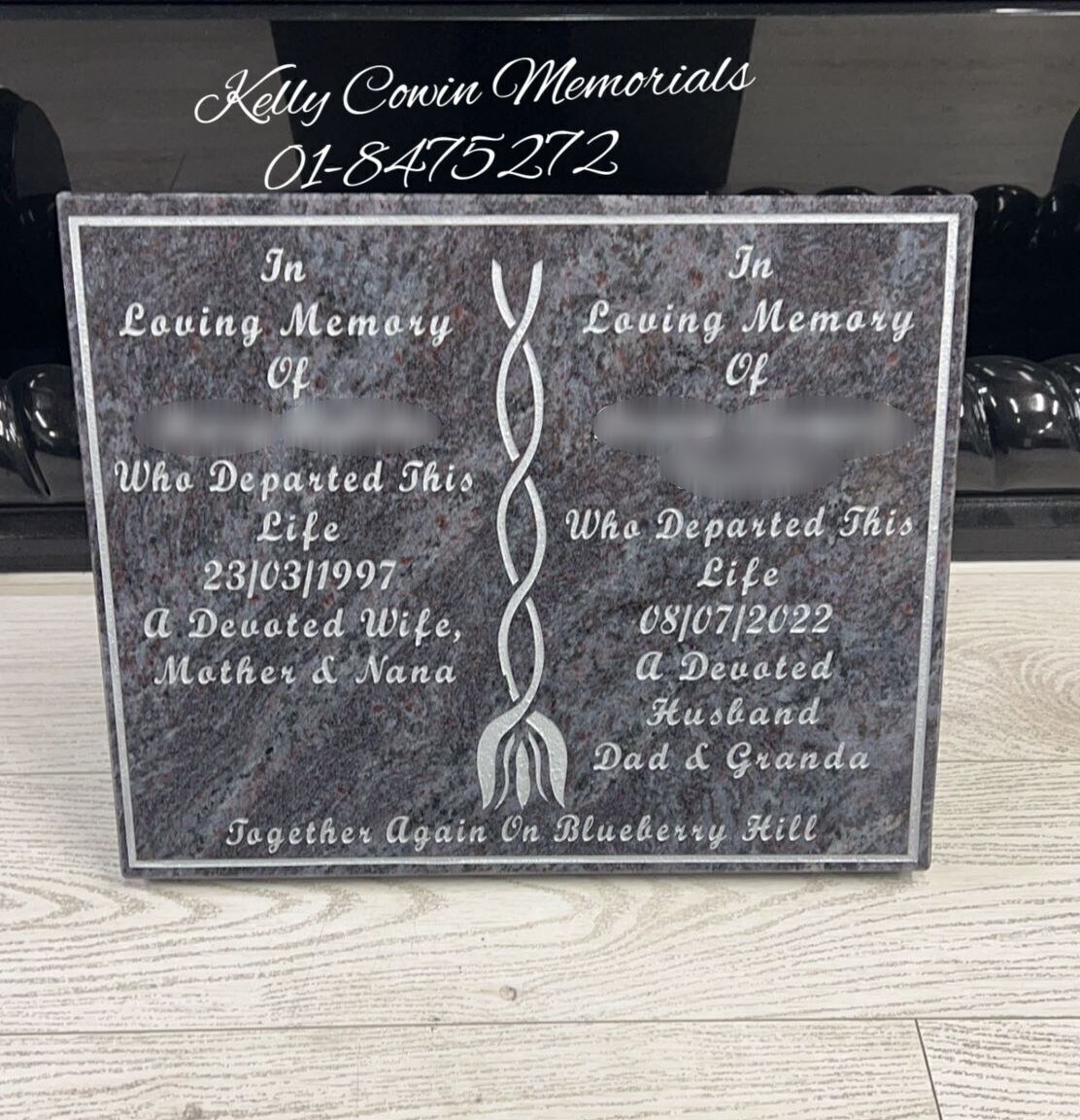 P065 - Granite Book Plaque
