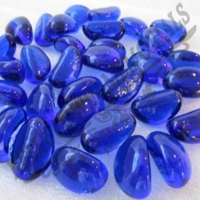 Ink Blue Glass Pebbles - Dublin Headstones - Glasnevin - Balgriffin - Fingal - Dardistown - Kelly Cowin Memorials