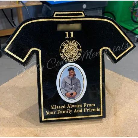 Large Jersey Plaque 001 - Dublin Headstones - Glasnevin - Balgriffin - Fingal - Dardistown - Kelly Cowin Memorials