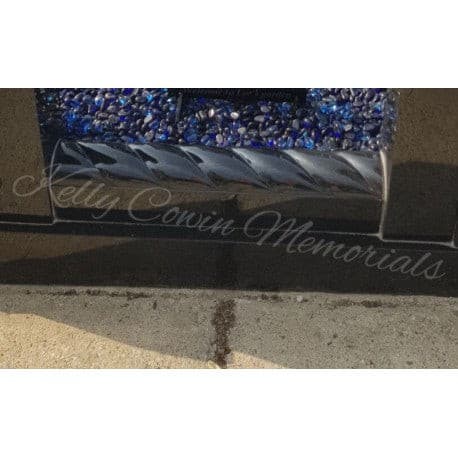 Twisted Granite Grave Kerbing - Dublin Headstones - Glasnevin - Balgriffin - Fingal - Dardistown - Kelly Cowin Memorials