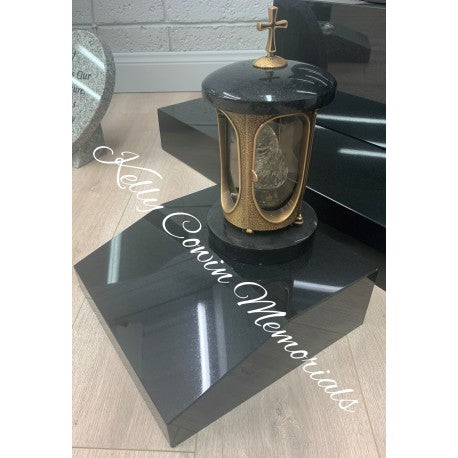 Lantern & Sloped Base 003 - Dublin Headstones - Glasnevin - Balgriffin - Fingal - Dardistown - Kelly Cowin Memorials