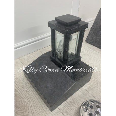 Lantern & Sloped Base 002 - Dublin Headstones - Glasnevin - Balgriffin - Fingal - Dardistown -  Kelly Cowin Memorials