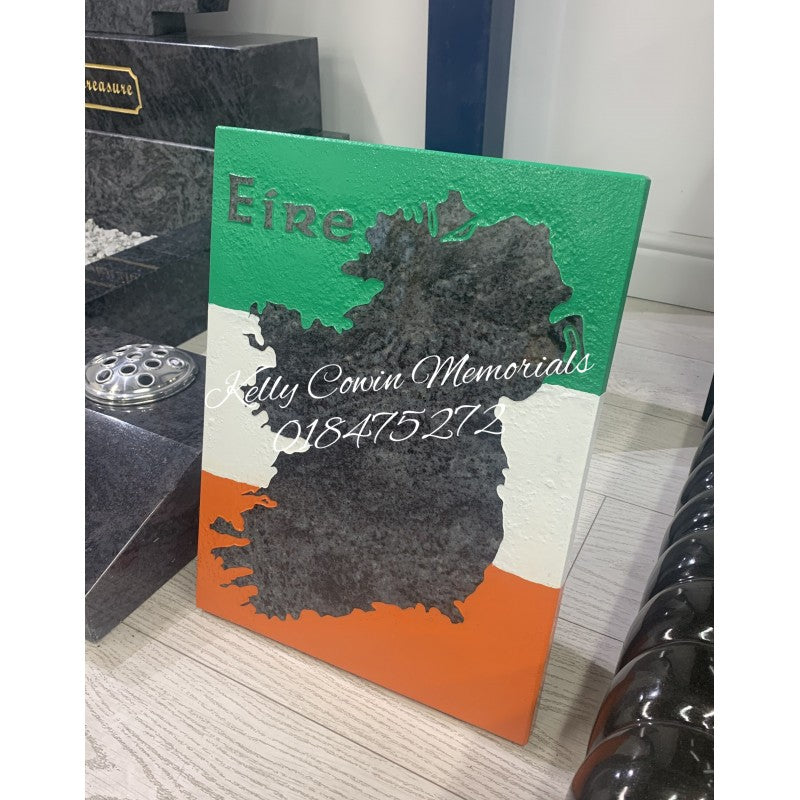 Irish Plaque 001 - Dublin Headstones - Glasnevin - Balgriffin - Fingal - Dardistown - Kelly Cowin Memorials