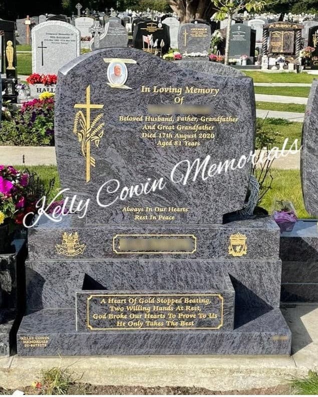 Headstone 023 - Dublin Headstones - Glasnevin - Balgriffin - Fingal - Dardistown - Kelly Cowin Memorials
