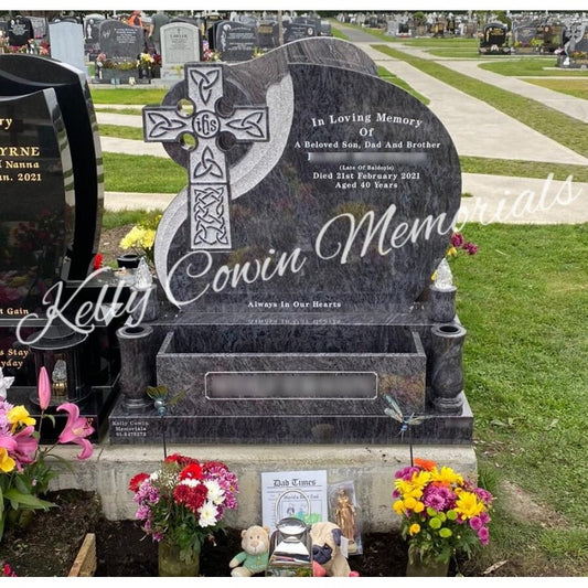 Headstone 026 - Dublin Headstones - Glasnevin - Balgriffin - Fingal - Dardistown -  Kelly Cowin Memorials