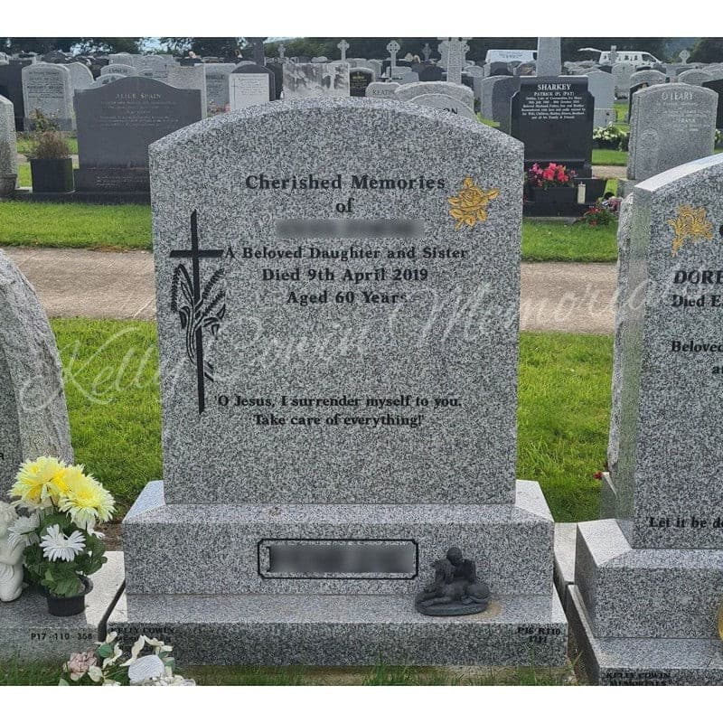 Headstone 003 - Dublin Headstones - Glasnevin - Balgriffin - Fingal - Dardistown -  Kelly Cowin Memorials