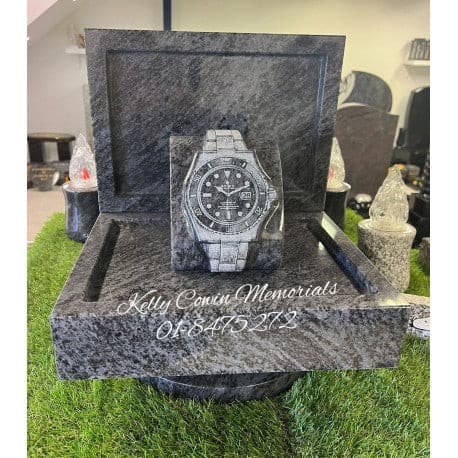 Rolex Grave Accessory - Dublin Headstones - Glasnevin - Balgriffin - Fingal - Dardistown -  Kelly Cowin Memorials