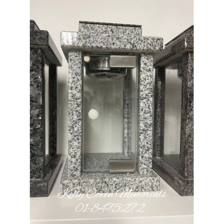 Solar Rectangular Lantern 002 - Dublin Headstones - Glasnevin - Balgriffin - Fingal - Dardistown - Kelly Cowin Memorials