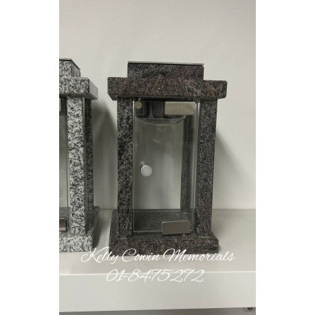Solar Rectangular Lantern 003 - Dublin Headstones - Glasnevin - Balgriffin - Fingal - Dardistown - Kelly Cowin Memorials
